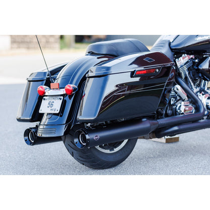 S&S Cycle 4-1/2" GNX Slip-On Mufflers - Guardian Black 550-1078_1139064