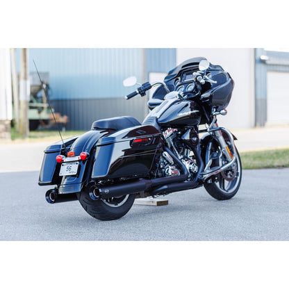 S&S Cycle 4-1/2" GNX Slip-On Mufflers - Guardian Black 550-1078_1139067
