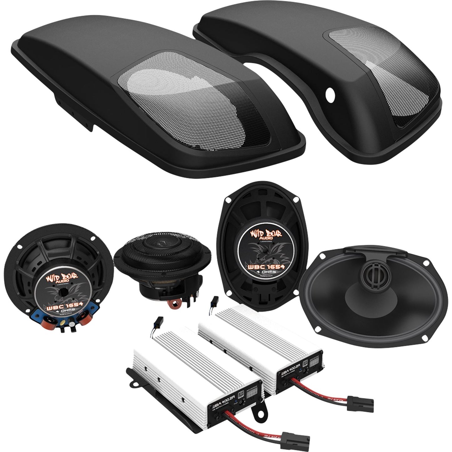Wildboar Audio Speaker/Amplifier Kit - Street Glide WBA 800.4SG KIT_1135027