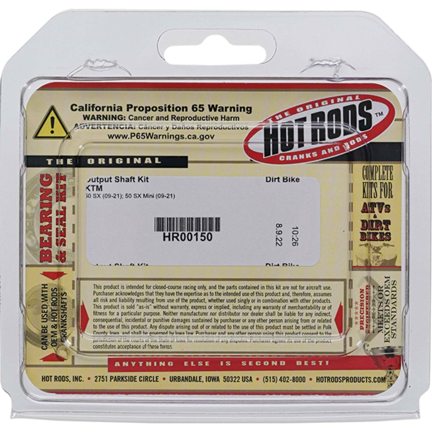 Hot Rods Countershaft Seal Kit HR00150_1135462