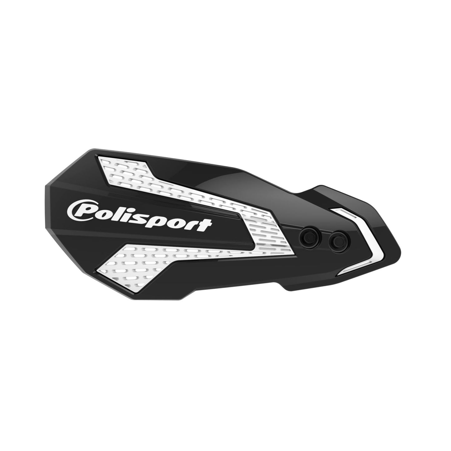 Polisport MX Flow Handguards - Black/White 8308200045_1144943