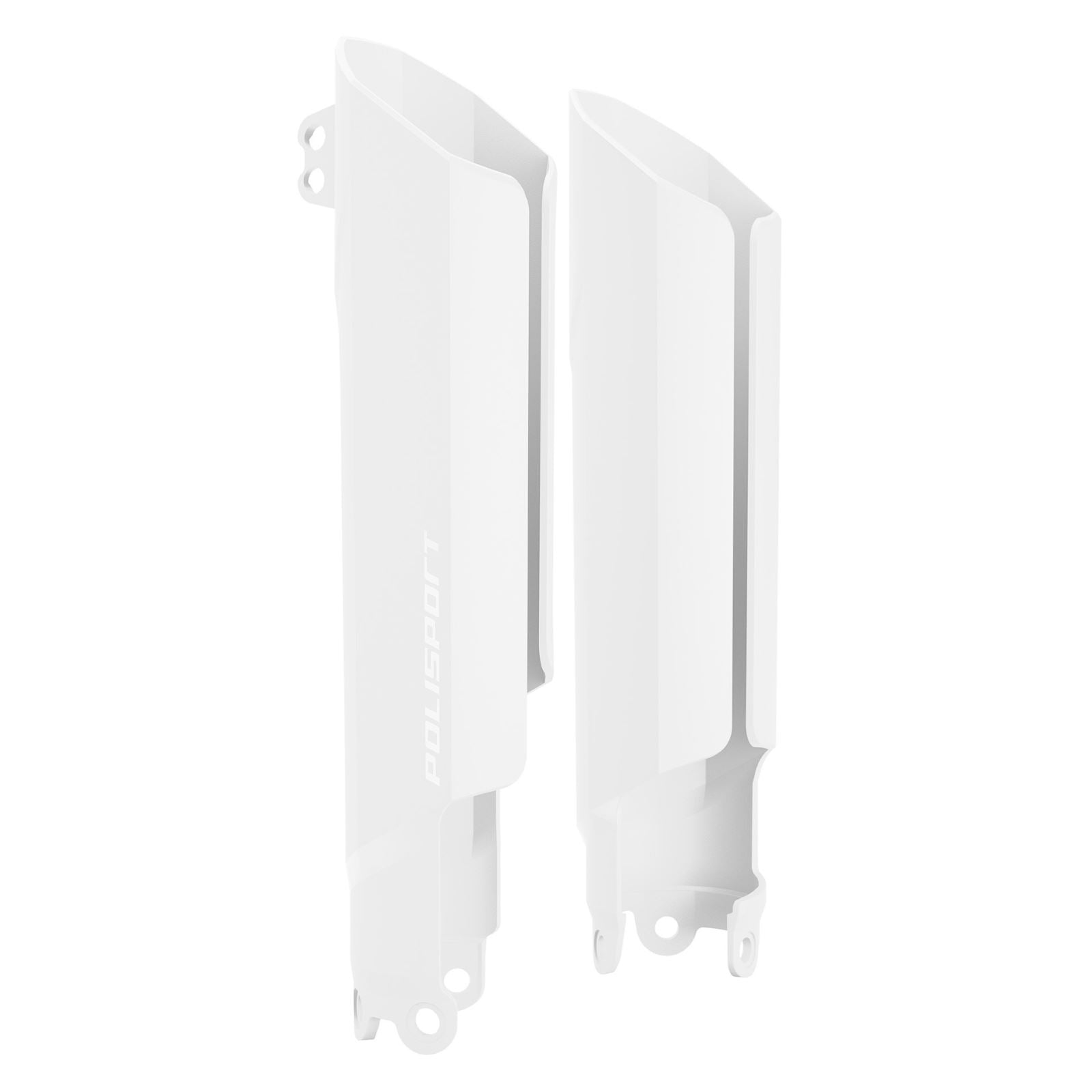 Polisport Full Wrap Lower Fork Guards - White for Yamaha 8399500001_1144953