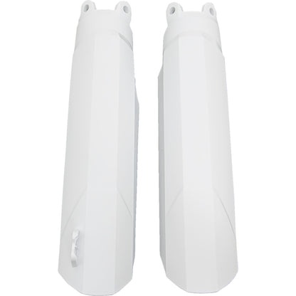 Polisport Full Wrap Lower Fork Guards - White for Yamaha 8399500001_1502812