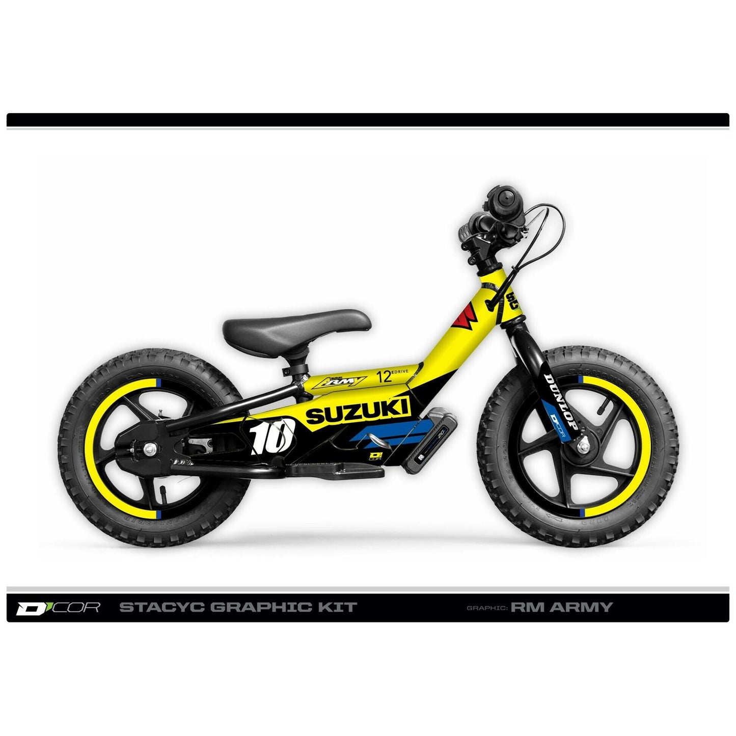 D'Cor STACYC® Stability Cycle Graphic Kit - 16" - Brushless - Suzuki [MPN: 10-80-207B]_1136024