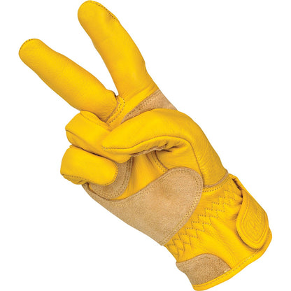 Biltwell Inc. Work 2.0 Gloves - Gold - Medium [MPN: 1510-0707-003]_1137294