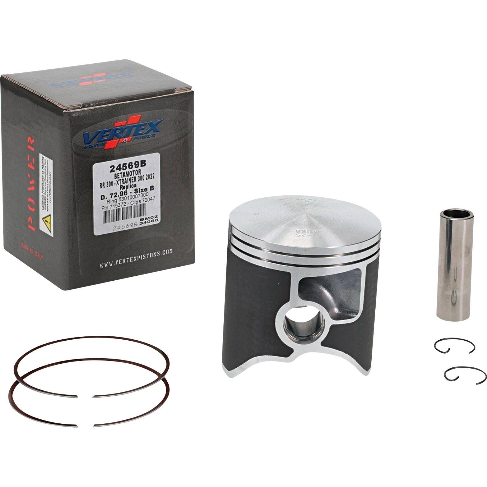 Moose Offroad Piston Kit - 72.96 mm for Xtrainer 300 MSE24569B_1145042