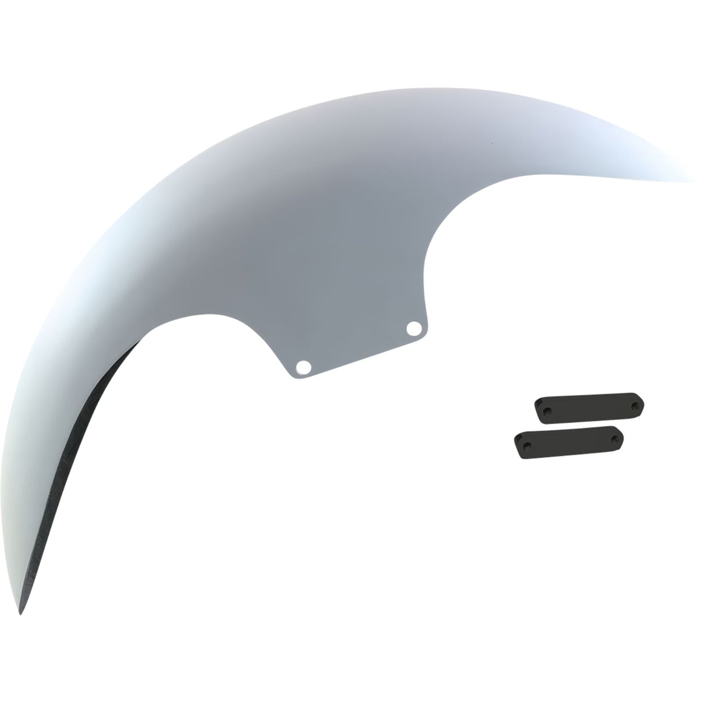 Paul Yaffe's Bagger Nation Cafe Front Fender - 19" - Black Adapters for Harley-Davidson [MPN: CAFE-19-14L-B-C]_1151931