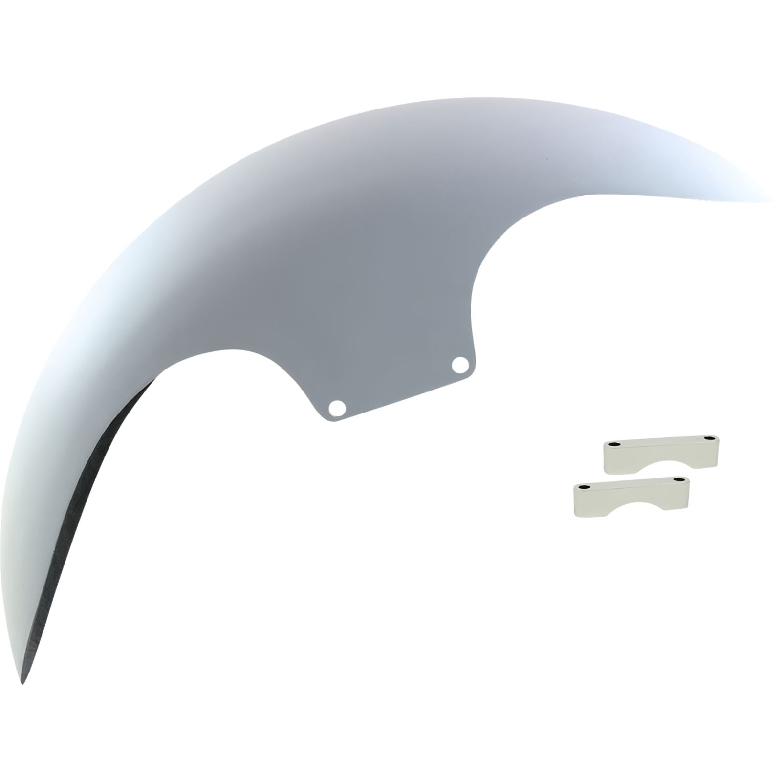 Paul Yaffe's Bagger Nation Cafe Front Fender - 19" - Chrome Spacers for Harley-Davidson [MPN: CAFE-19-13E-C-C]_1151934