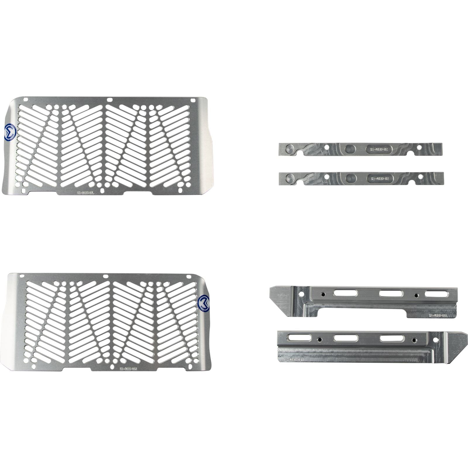 Moose Offroad Billet Radiator Guards - Silver for Beta 12-4023_1148322