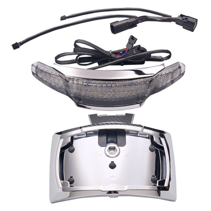 Ciro Taillight/License Plate Holder - Light Smoke Lens - Chrome [MPN: 40353]_1158505