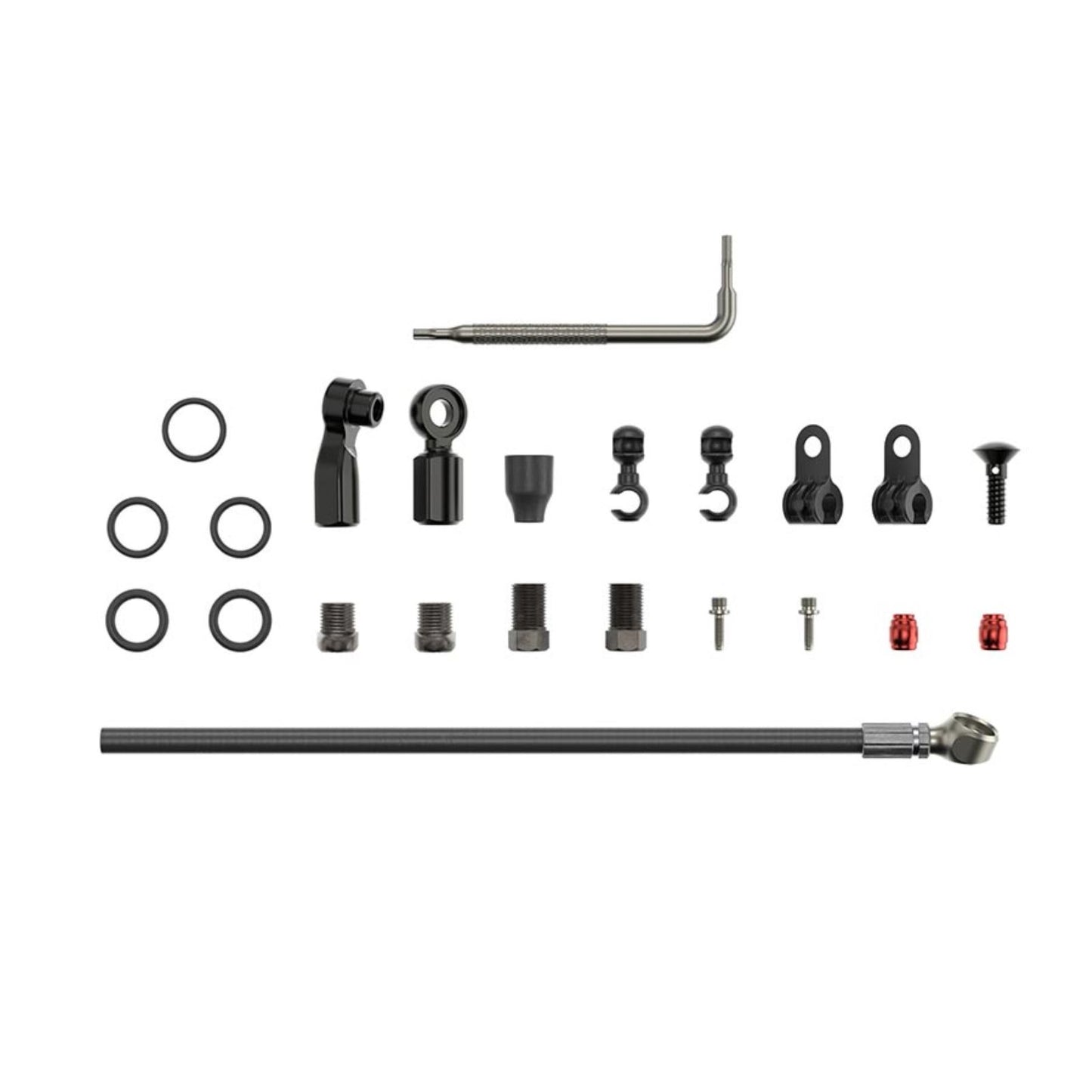 SRAM Hose Kit - Beveled Banjo  2000mm  Black [MPN: 00.5318.040.000]_1373283