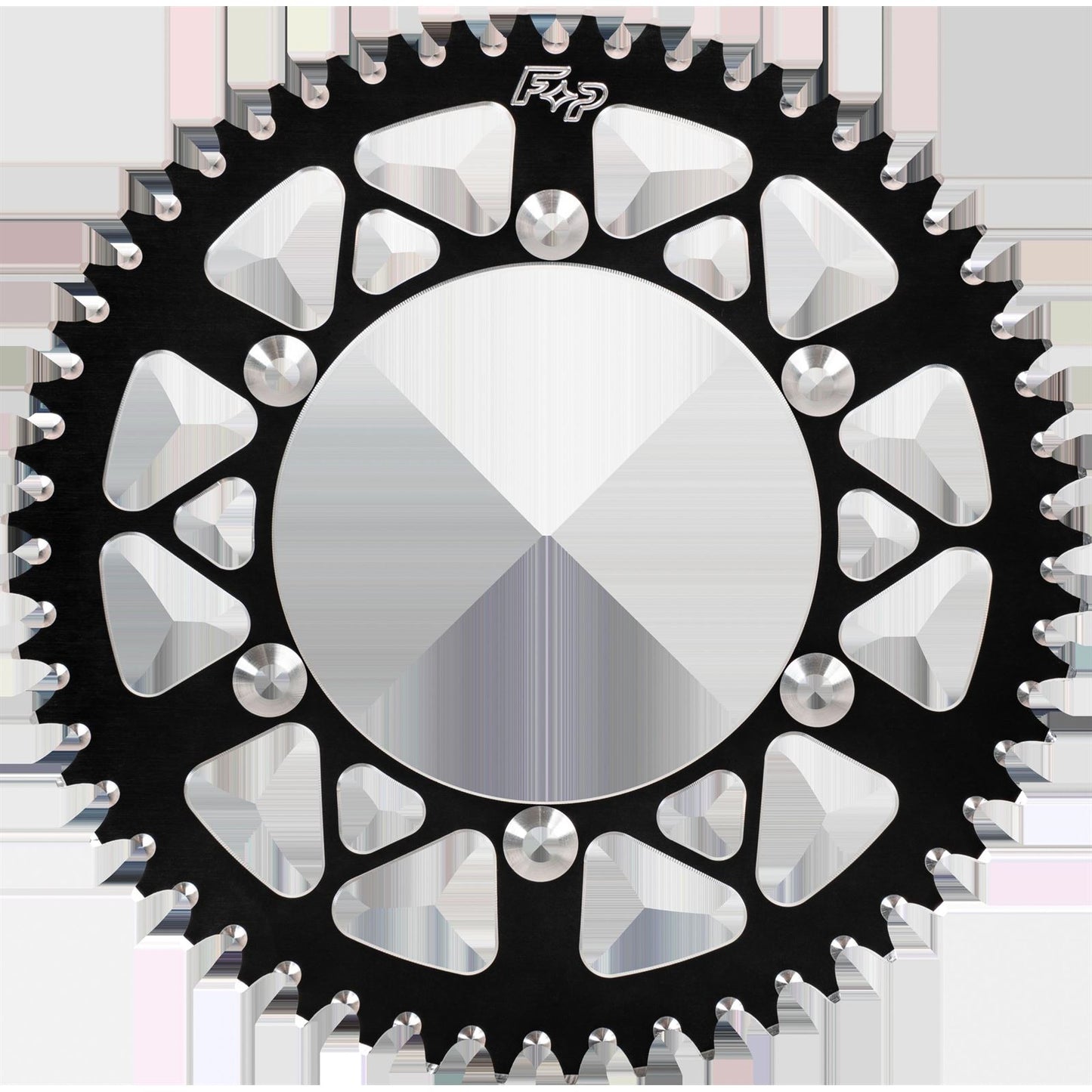Fire Power Rear Sprocket Aluminum 49T-420 Black for Honda [MPN: 201-49 BLK]_1420799