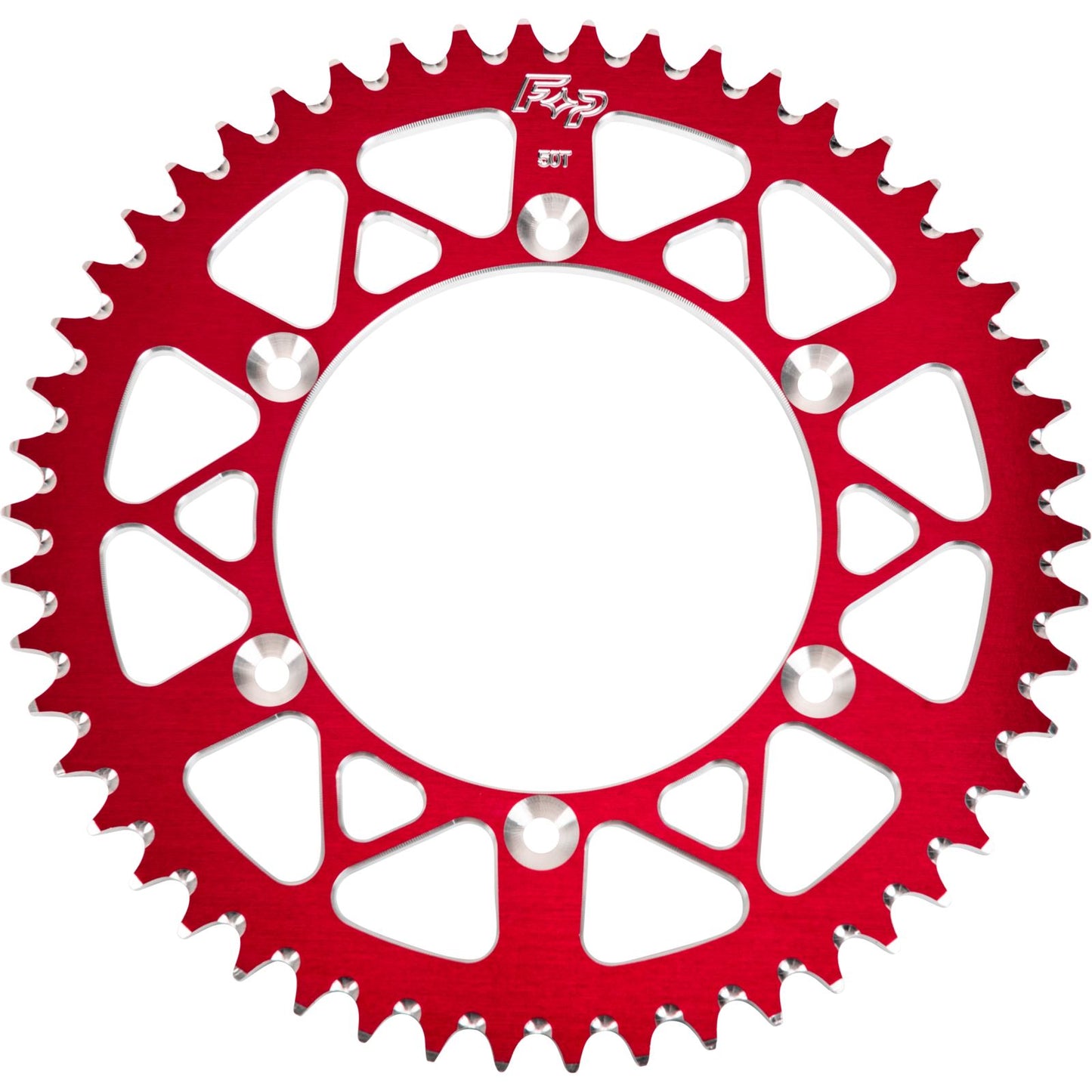 Fire Power Rear Sprocket - Aluminum 50T-520 - Red for Honda 225-50 RED_1136649