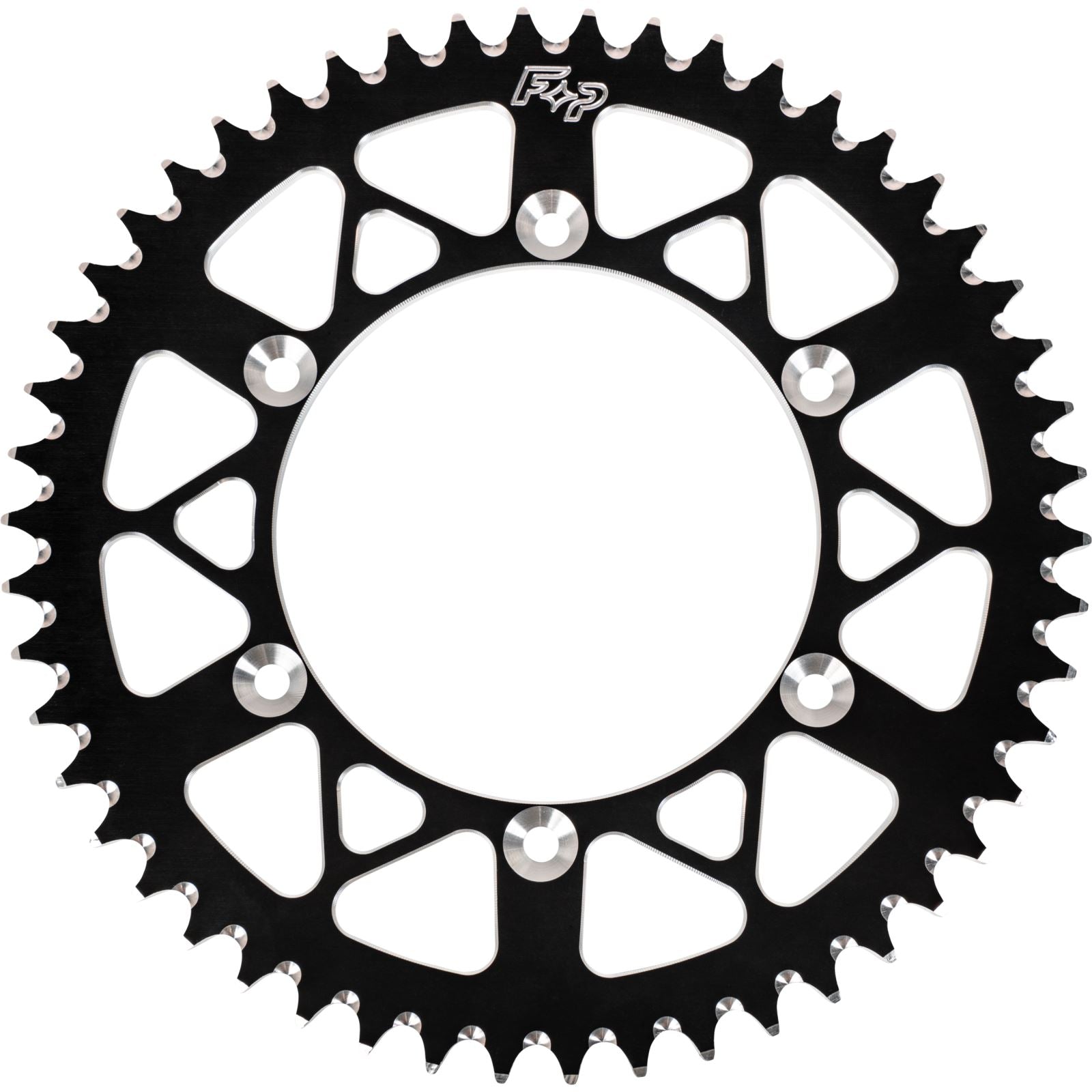 Fire Power Rear Sprocket - Aluminum 46T-420 - Black for Kawasaki/Suziki 410-46 BLK_1174716
