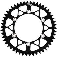 Fire Power Rear Sprocket Aluminum 48T-420 Black for Kawasaki/Suzuki [MPN: 410-48 BLK]_1520499