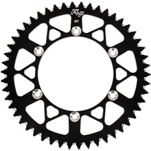 Fire Power Rear Sprocket - Aluminum 50T-520 - Black for Honda/Yamaha 208-50 BLK_1136579