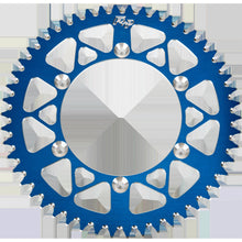 Fire Power Rear Sprocket Aluminum 53T-520 Blue for Honda/Yamaha 208-53 BLU_1420800