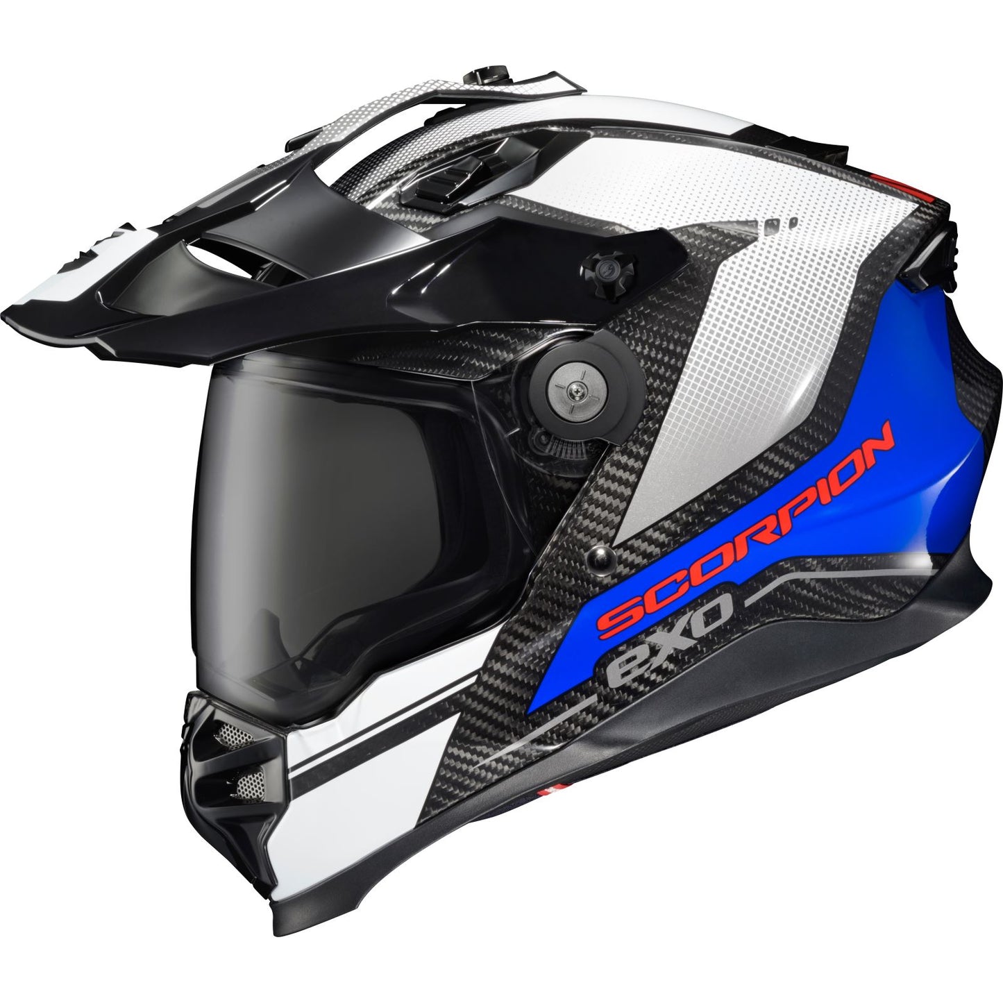 ScorpionEXO XT9000 Carbon Full-Face Helmet - Trailhead - White - XL XT9-1056_1136669