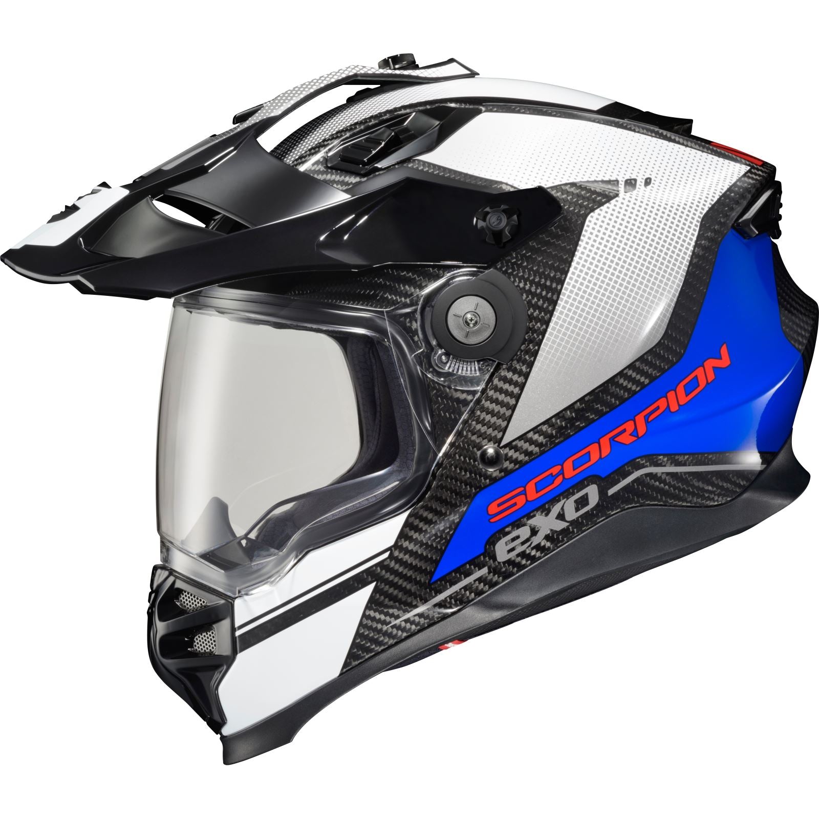 ScorpionEXO XT9000 Carbon Full-Face Helmet - Trailhead - White - XL XT9-1056_1136670
