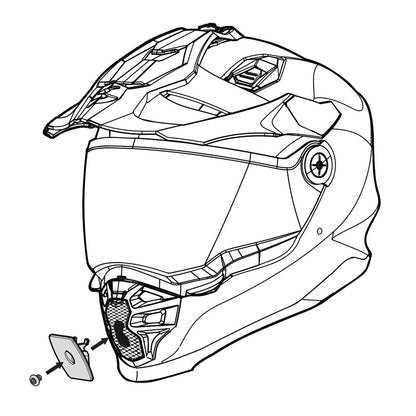 ScorpionEXO XT9000 Action Camera Mount - Black  [MPN: 52-590-11]_1167096