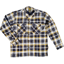 ScorpionEXO Covert Flannel Riding Shirt - White/Yellow - Medium OPEN BOX [MPN: 13803-4]_2098408