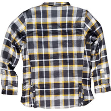ScorpionEXO Women's Covert Flannel Shirt - White/Yellow - Large OPEN BOX [MPN: 52231-5]_2713834