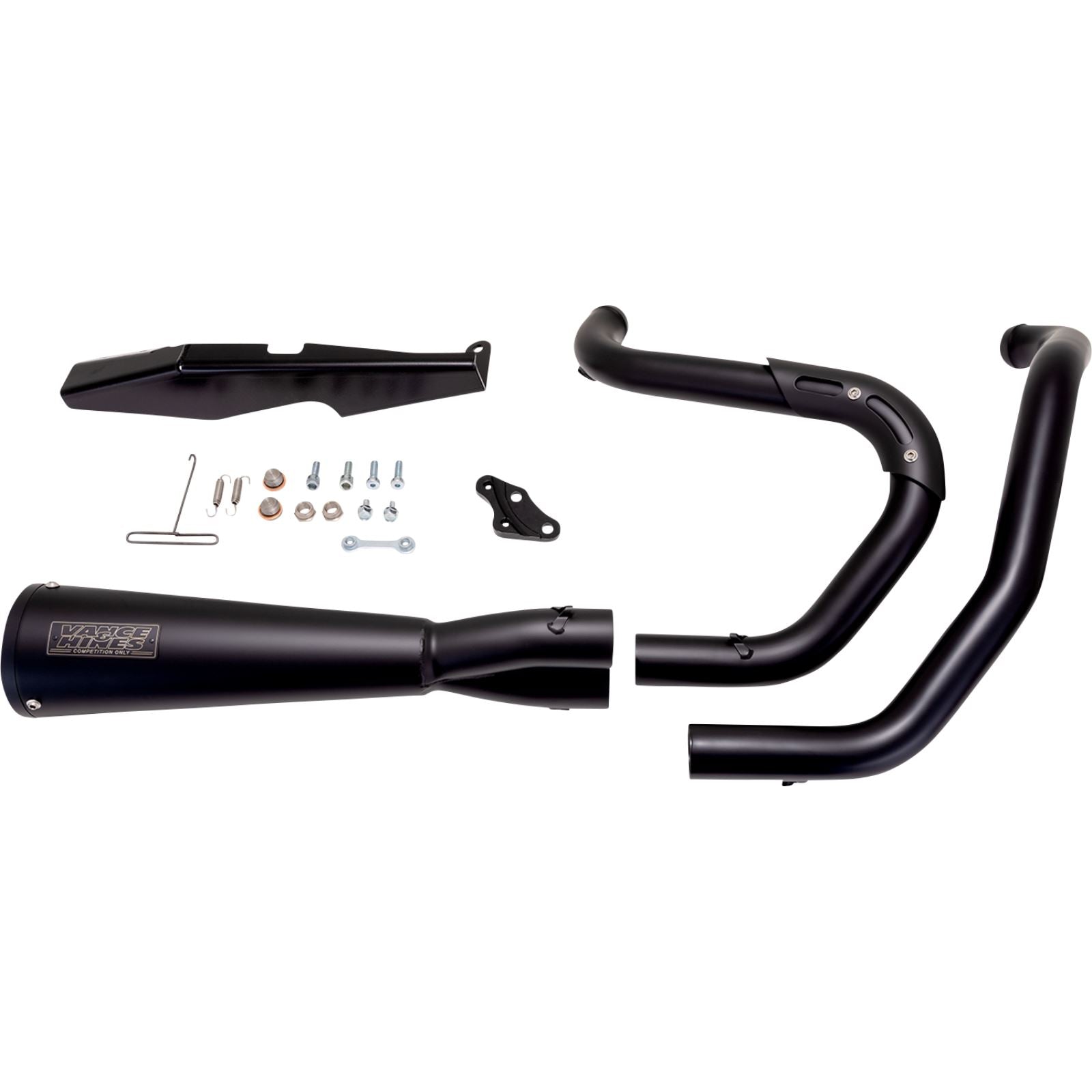 Vance And Hines Upsweep 2-into-1 Exhaust System - Stainless Steel - Black 47627_1146567