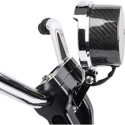 Thrashin Supply Company Gauge Relocation Kit - Chrome [MPN: TSC-2710-3]_1147002