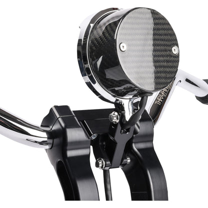 Thrashin Supply Company Gauge Relocation Kit - Chrome [MPN: TSC-2710-3]_1147006