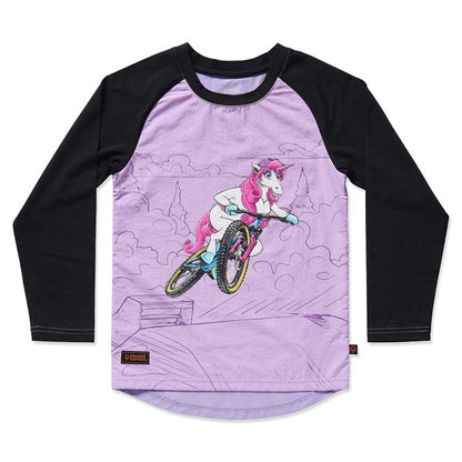 Kids Ride Shotgun Windproof MTB Kids Youth Jersey - Unicorn - Medium [MPN: KRS-APP-MJU4-01]_1137975