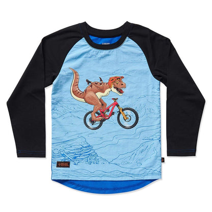 Kids Ride Shotgun Windproof MTB Kids Youth Jersey - Dino - Medium [MPN: KRS-APP-MJD4-01]_1137972