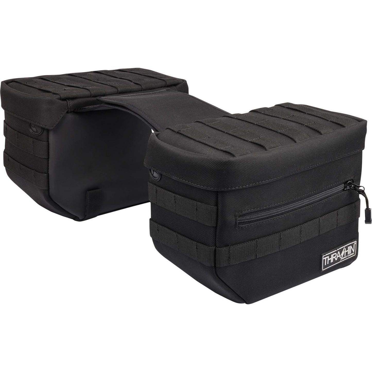 Thrashin Supply Company Essential Saddlebags - Black [MPN: TSB-0006]_1137965
