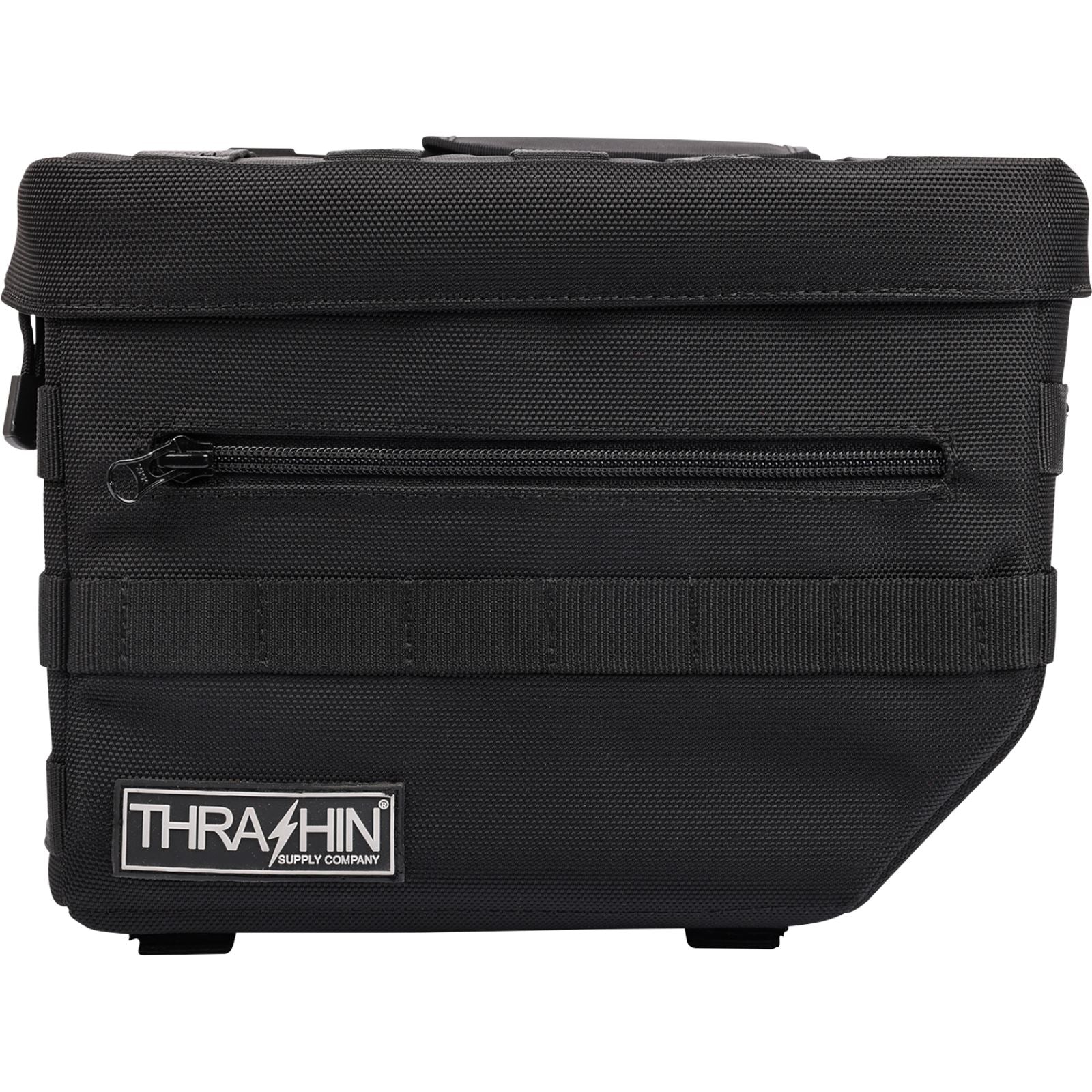 Thrashin Supply Company Essential Saddlebags - Black [MPN: TSB-0006]_1137919