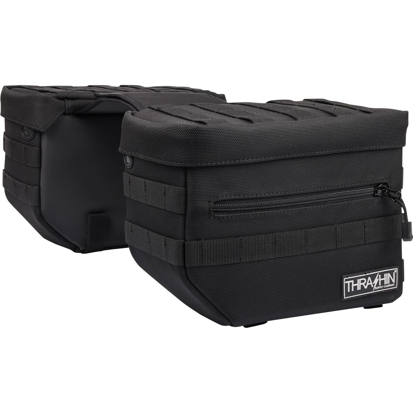Thrashin Supply Company Essential Saddlebags - Black [MPN: TSB-0006]_1137970