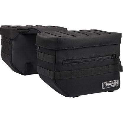 Thrashin Supply Company Essential Saddlebags - Black [MPN: TSB-0006]_1137970