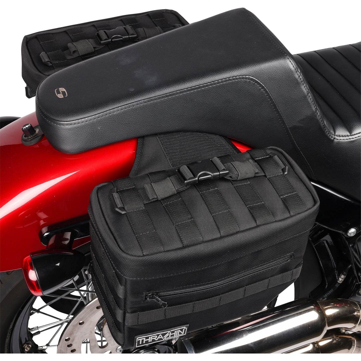 Thrashin Supply Company Essential Saddlebags - Black [MPN: TSB-0006]_1137958