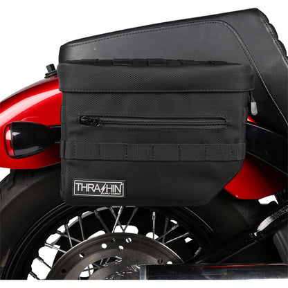 Thrashin Supply Company Essential Saddlebags - Black [MPN: TSB-0006]_1137962