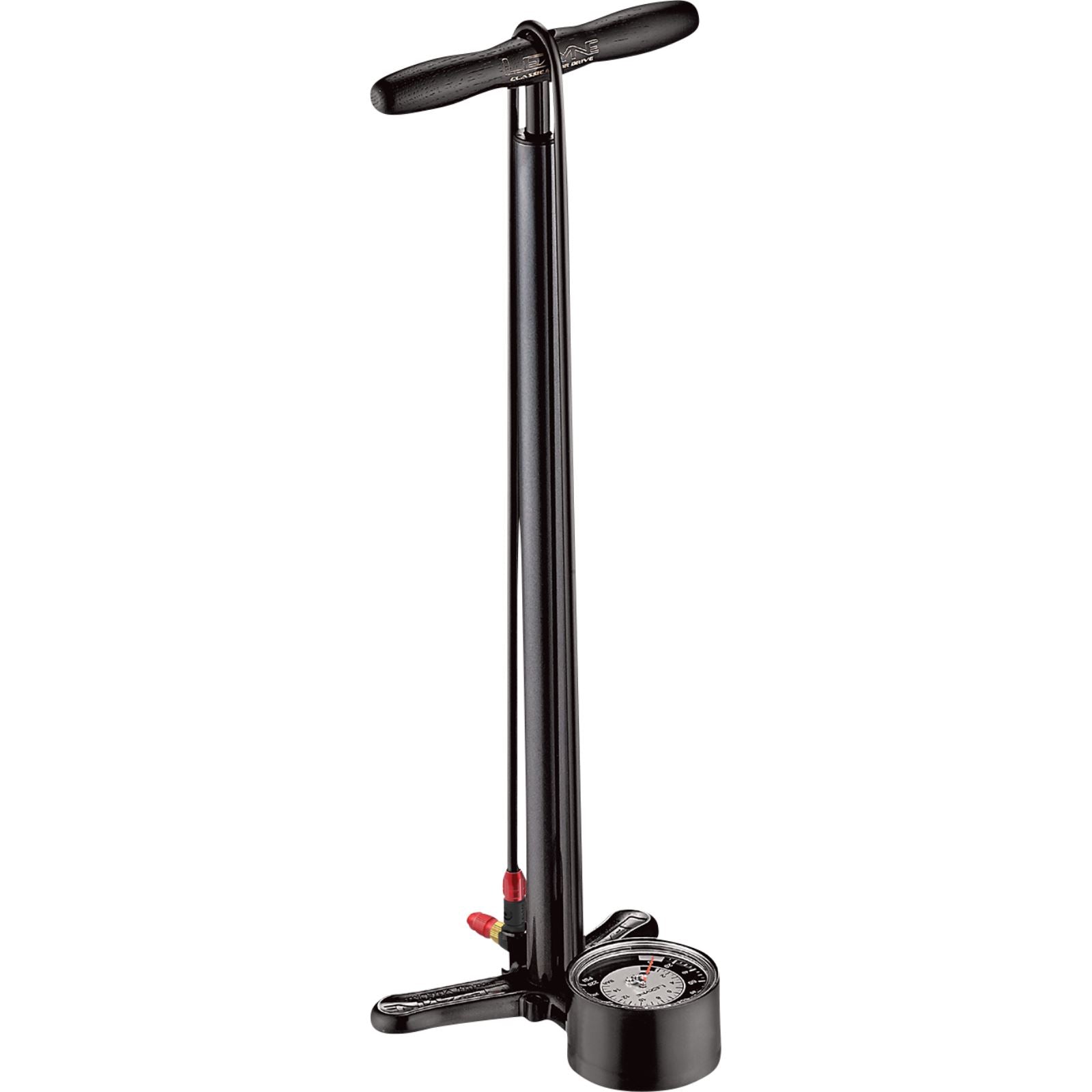 Lezyne Classic Floor Pump - 3.5" - Metallic Black [MPN: 1FPCFLDRV504]_1137367