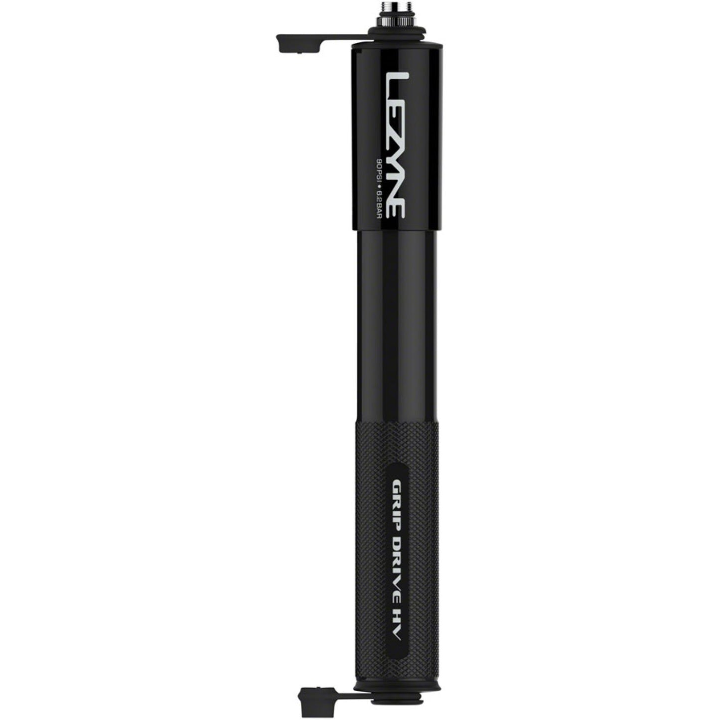 Lezyne Grip Hand Pump - High-Volume - Black - Medium [MPN: 1MPGRIPHVV1M04]_1277470
