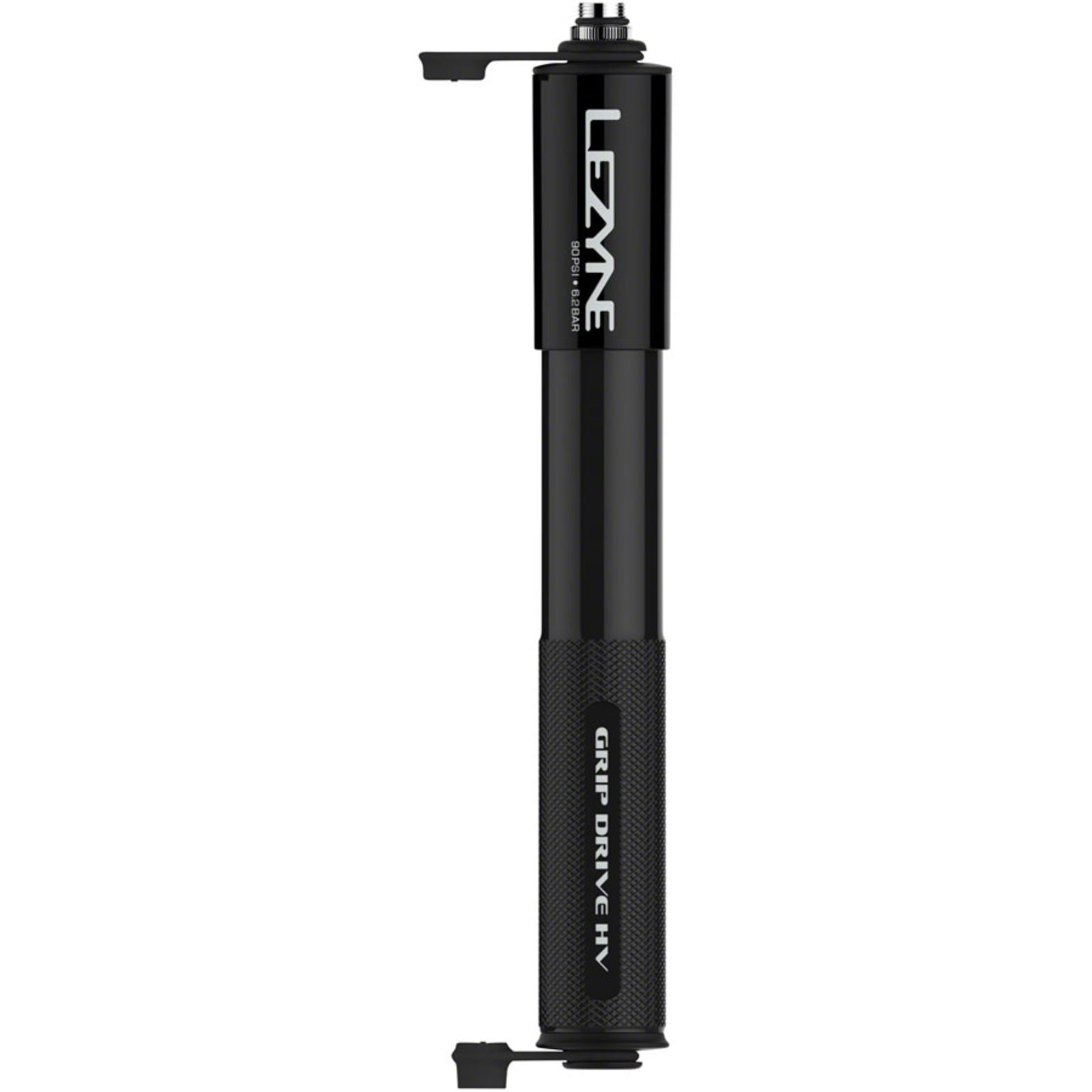 Lezyne Grip Hand Pump - High-Volume - Black - Medium [MPN: 1MPGRIPHVV1M04]_1277470