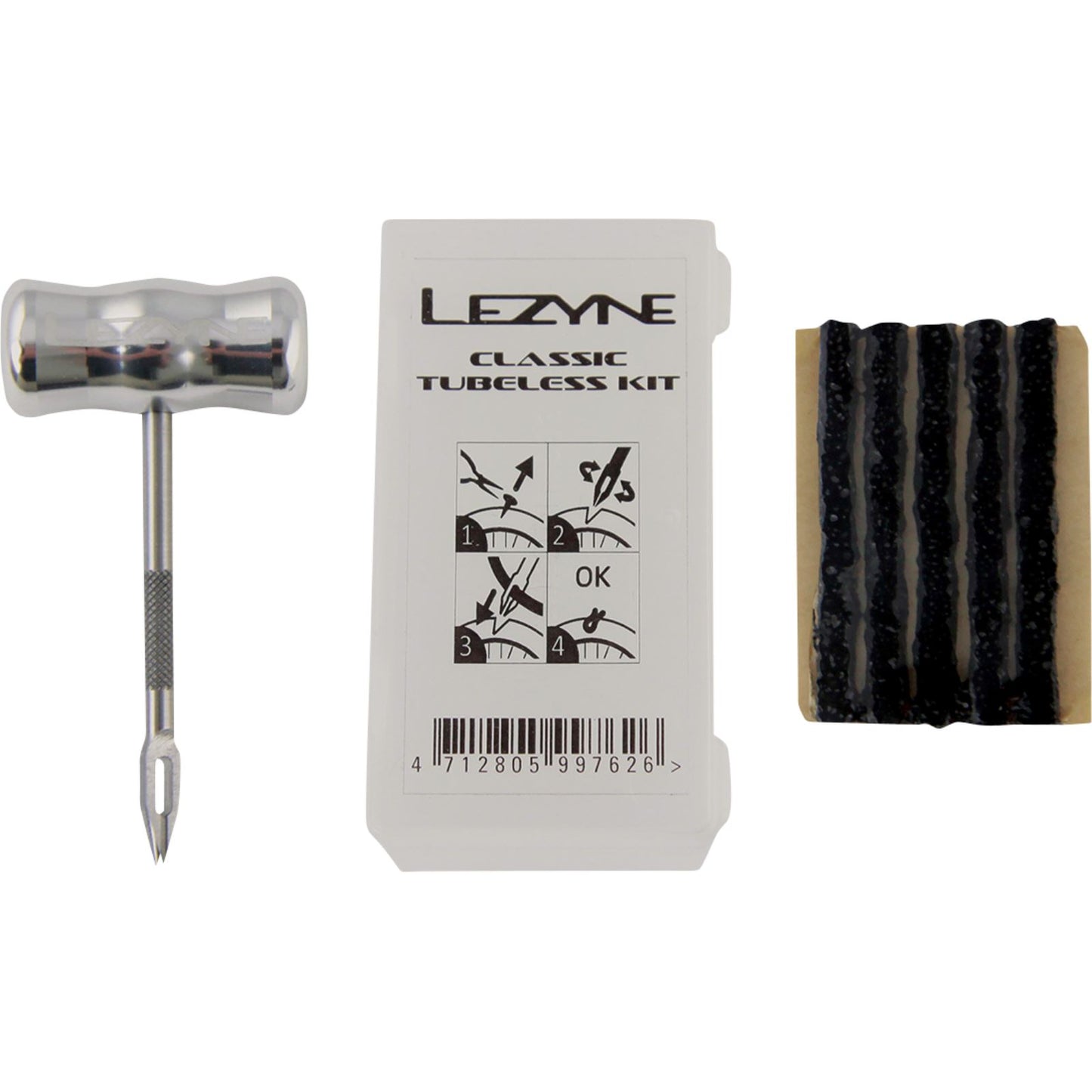 Lezyne Classic Tubeless Tire Repair Kit [MPN: 1PKCTBLSV106]_1137427