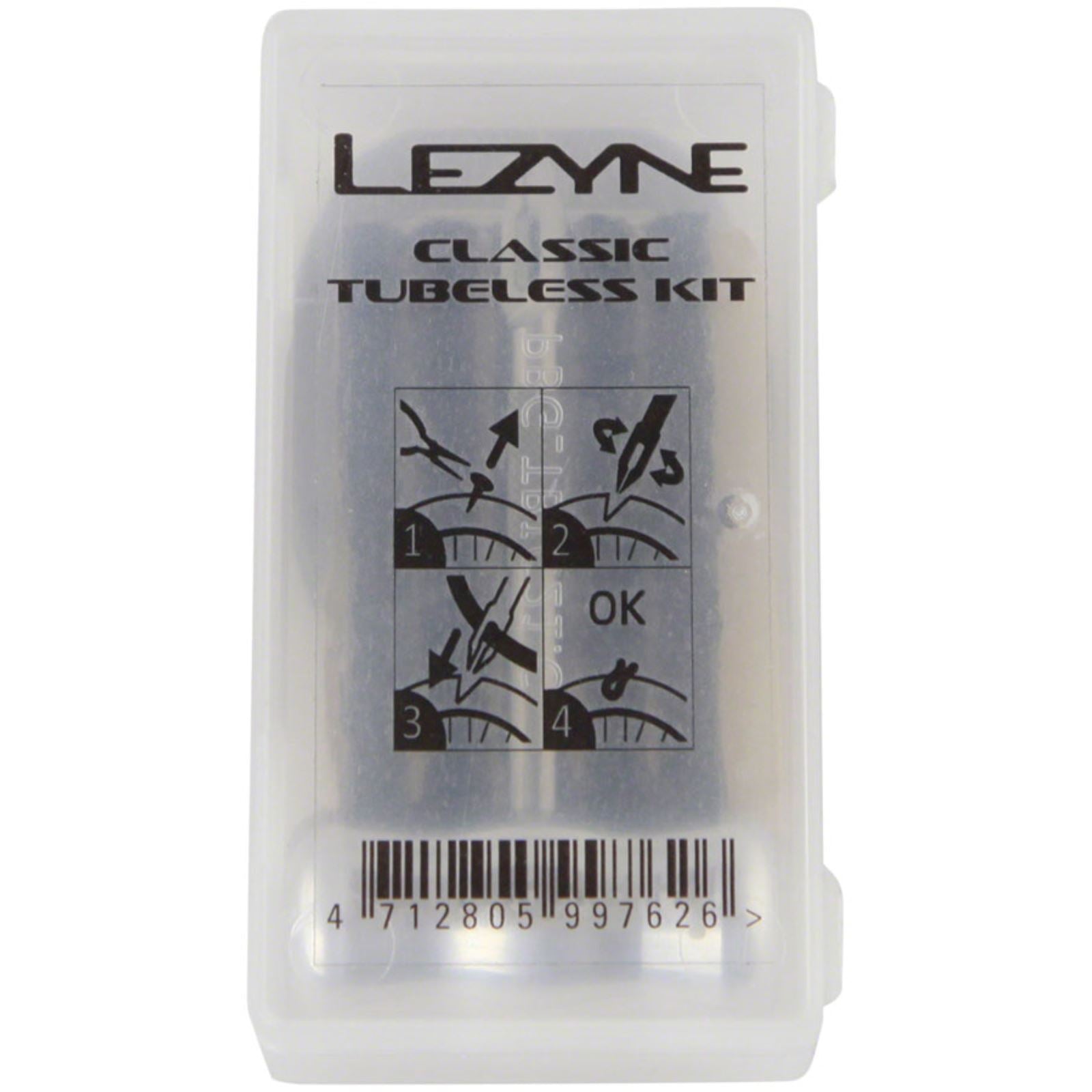 Lezyne Classic Tubeless Tire Repair Kit [MPN: 1PKCTBLSV106]_1233939
