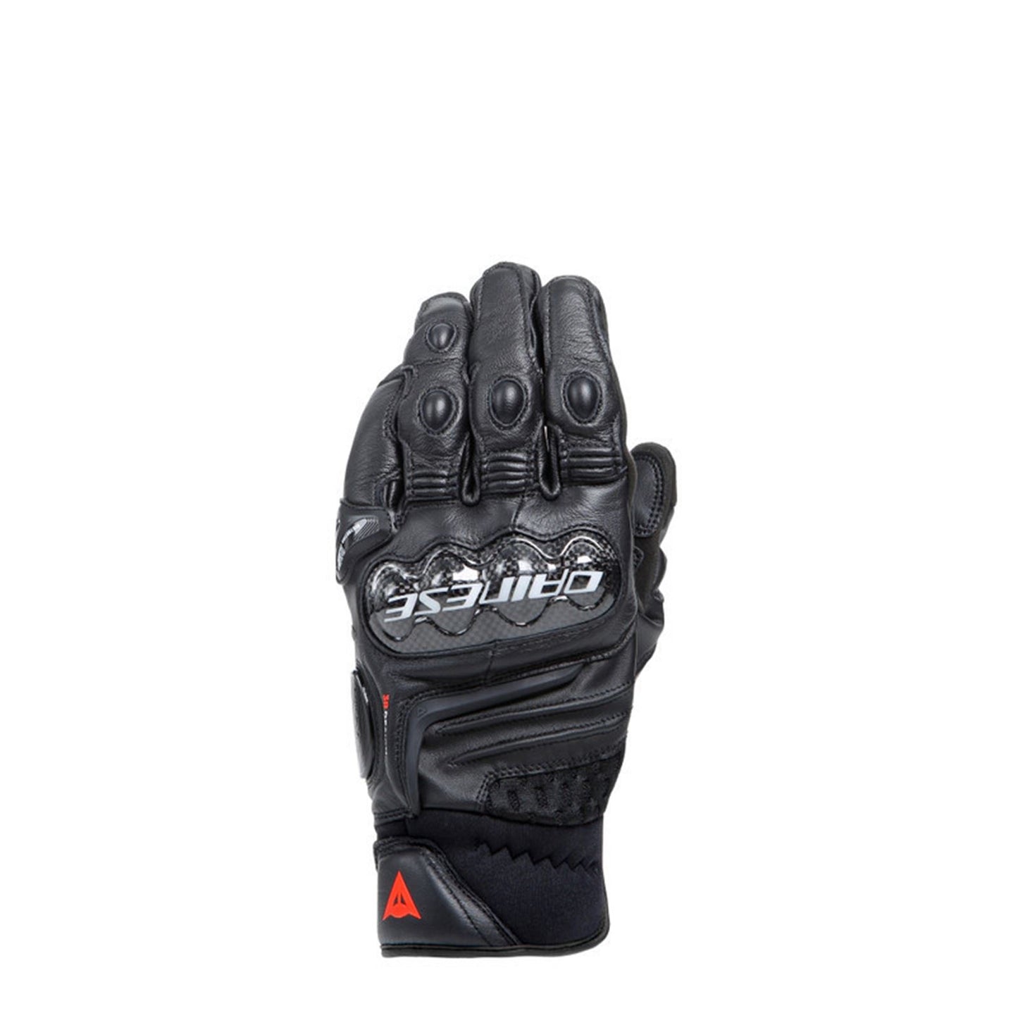 Dainese Carbon 4 Short Leather Gloves - Black/Black_1520698