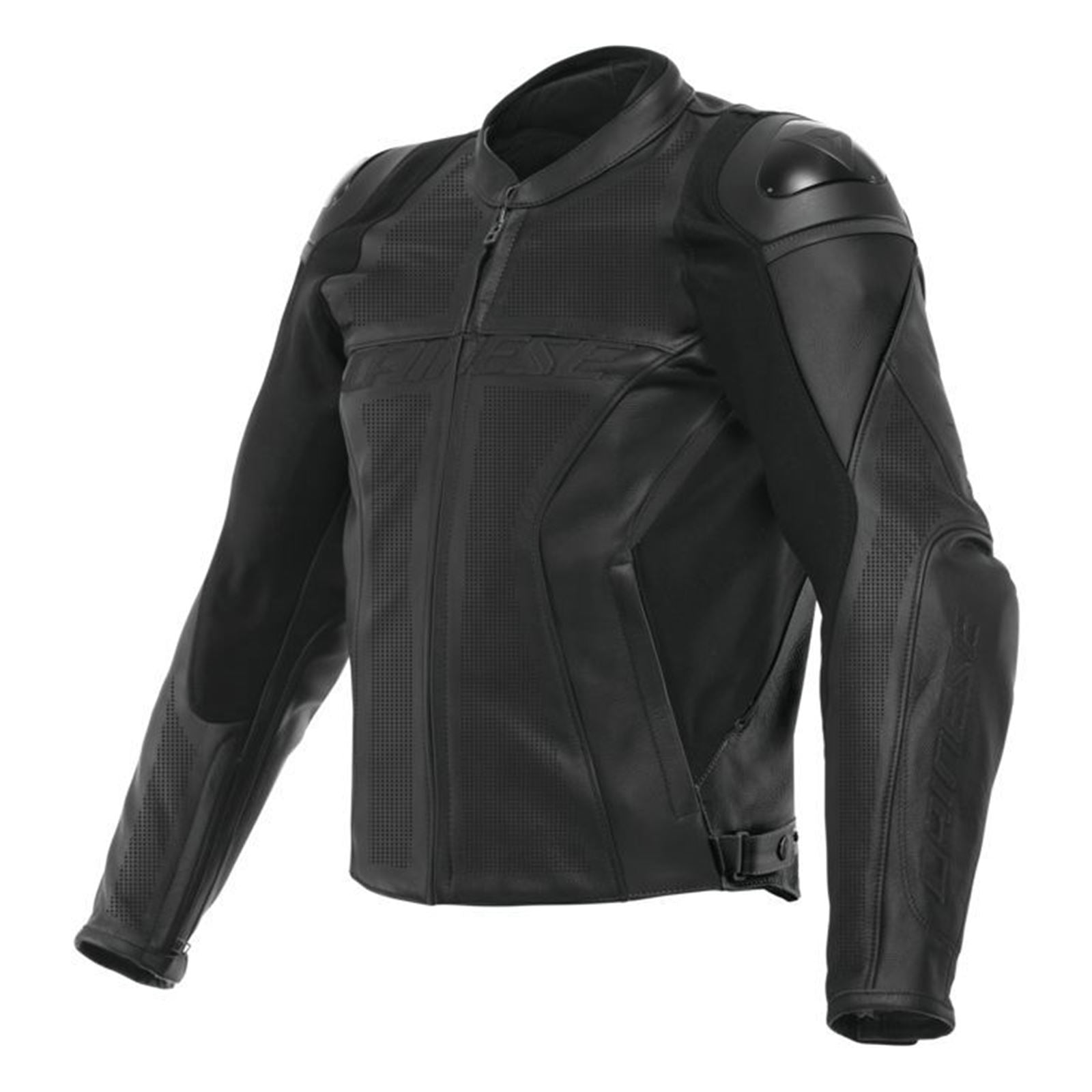 Dainese Men's Racing 4 Perforated Leather Jacket - Black - US Size 38 [MPN: 201533849-691-48]_1137702