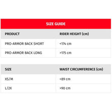 Dainese Pro-Armor Back Short 2.0 - Large/2XL [MPN: 201876209-001-L/2X]_1144263