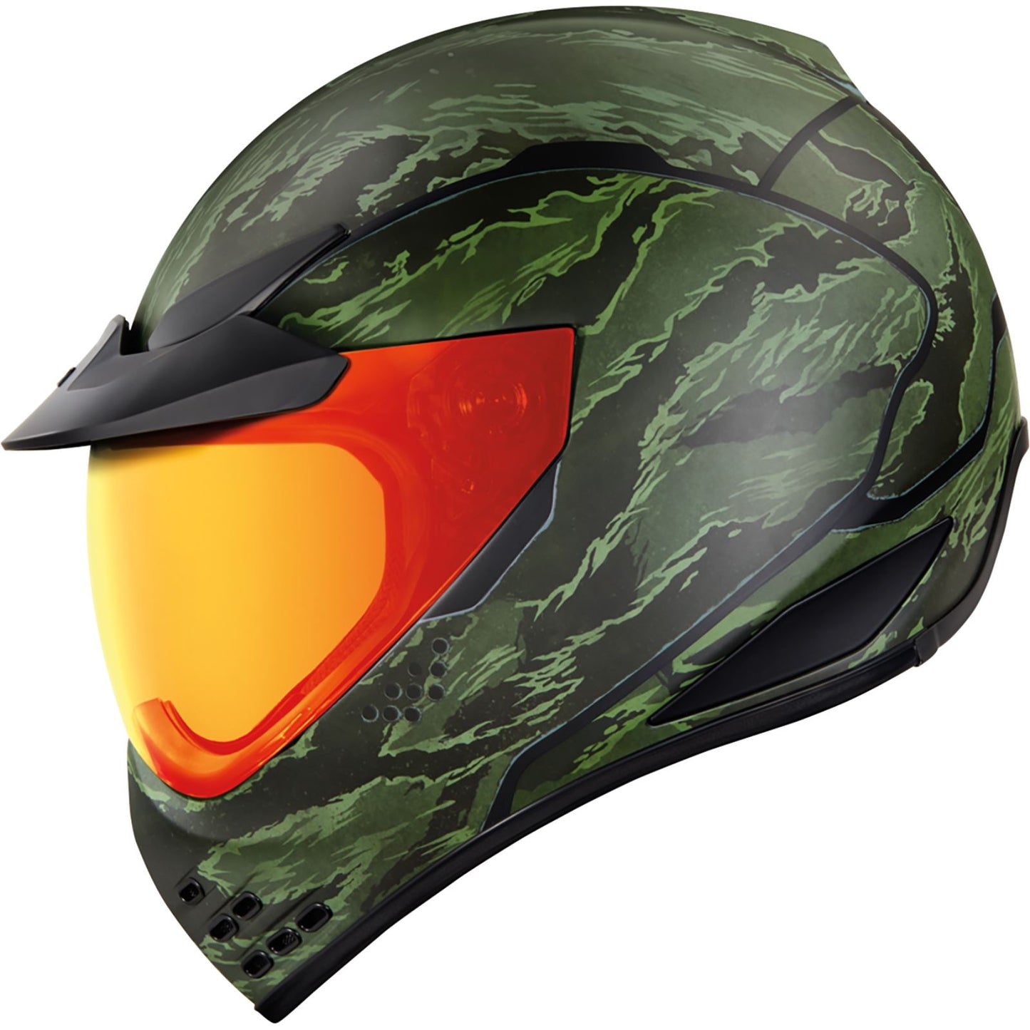 ICON Domain™ Helmet - Tiger's Blood - Green - Small [MPN: 0101-14924]_1139395