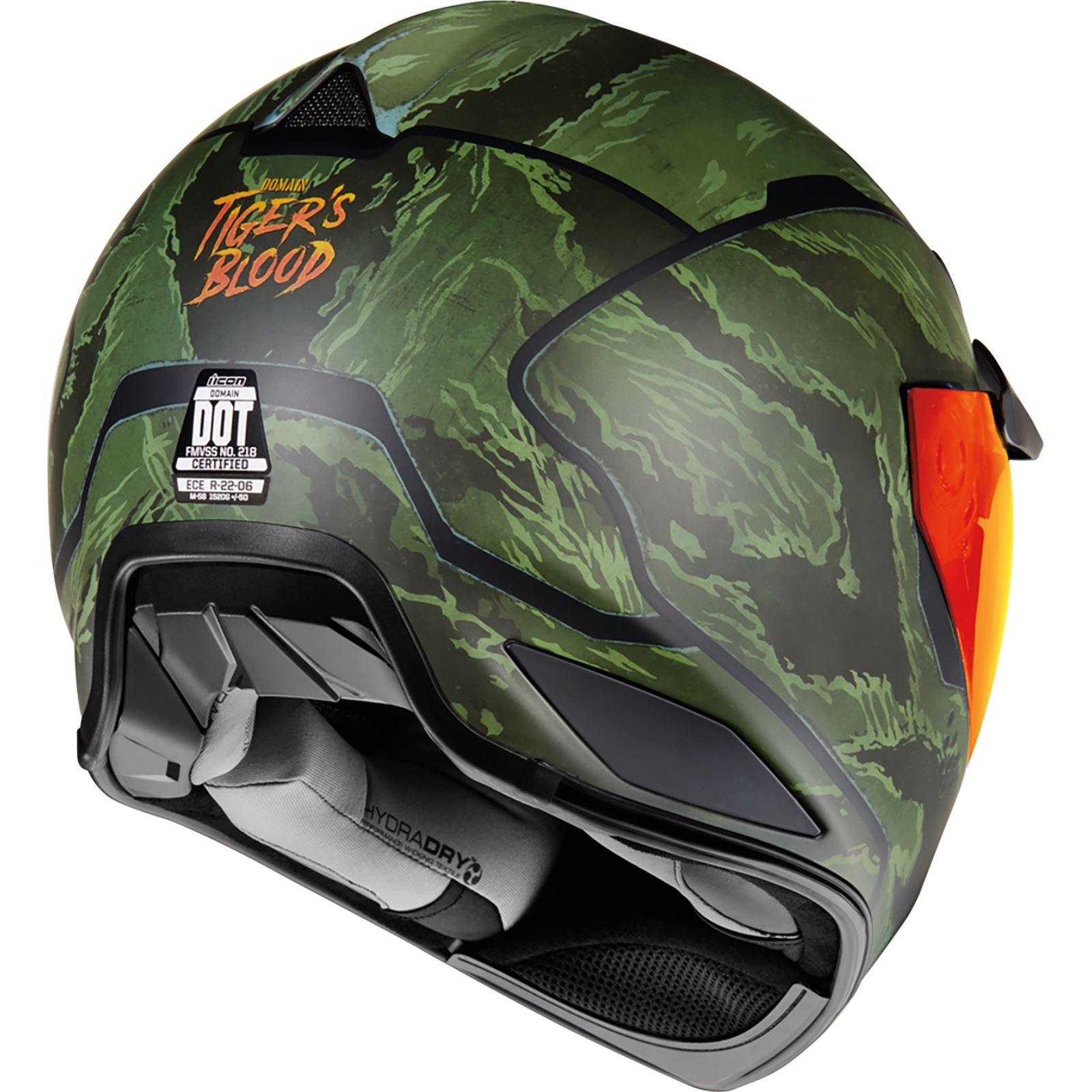 ICON Domain™ Helmet - Tiger's Blood - Green - Small [MPN: 0101-14924]_1139374