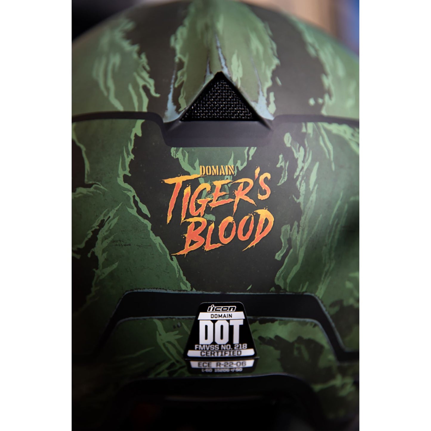 ICON Domain™ Helmet - Tiger's Blood - Green - Small [MPN: 0101-14924]_1139352