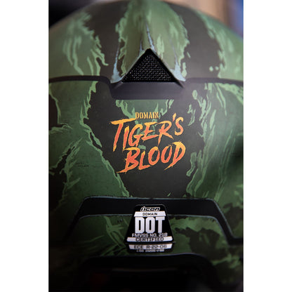 ICON Domain™ Helmet - Tiger's Blood - Green - Small [MPN: 0101-14924]_1139352