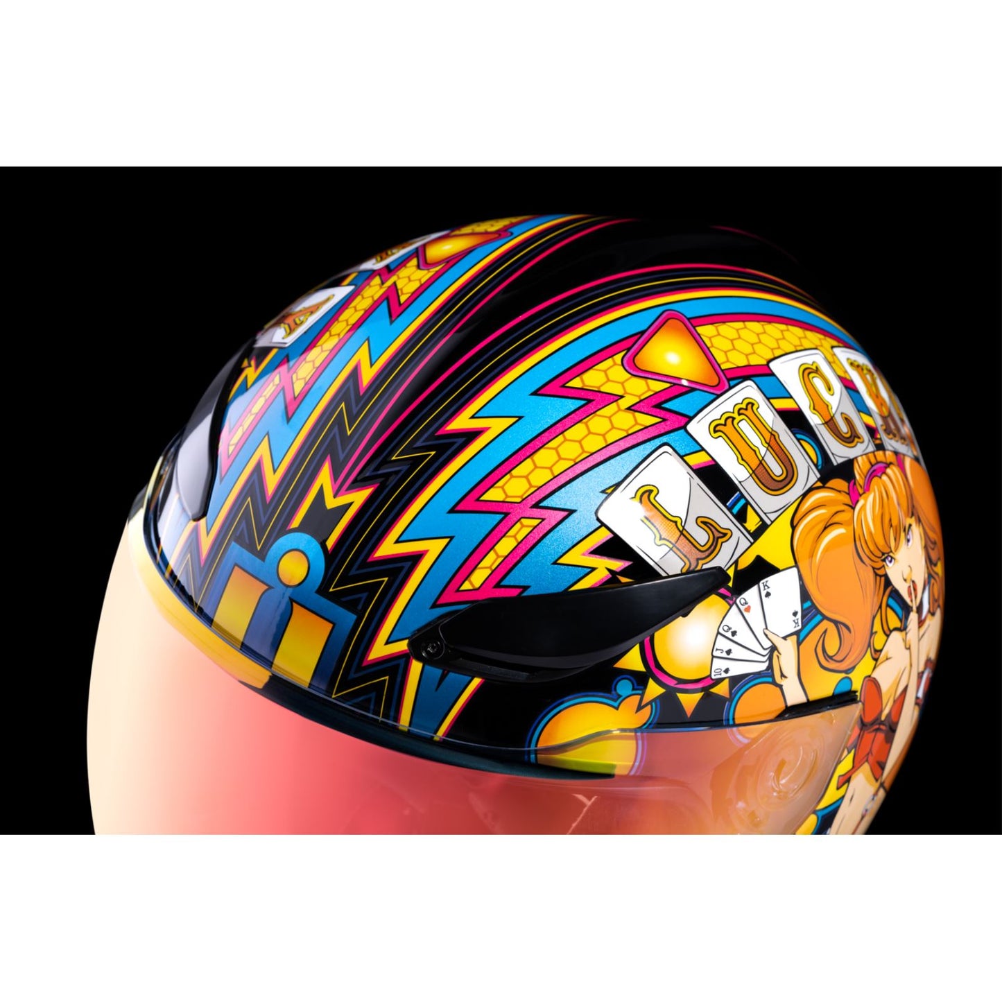 ICON Domain™ Helmet - Lucky Lid 4 - Red - 2XL [MPN: 0101-14956]_1139708